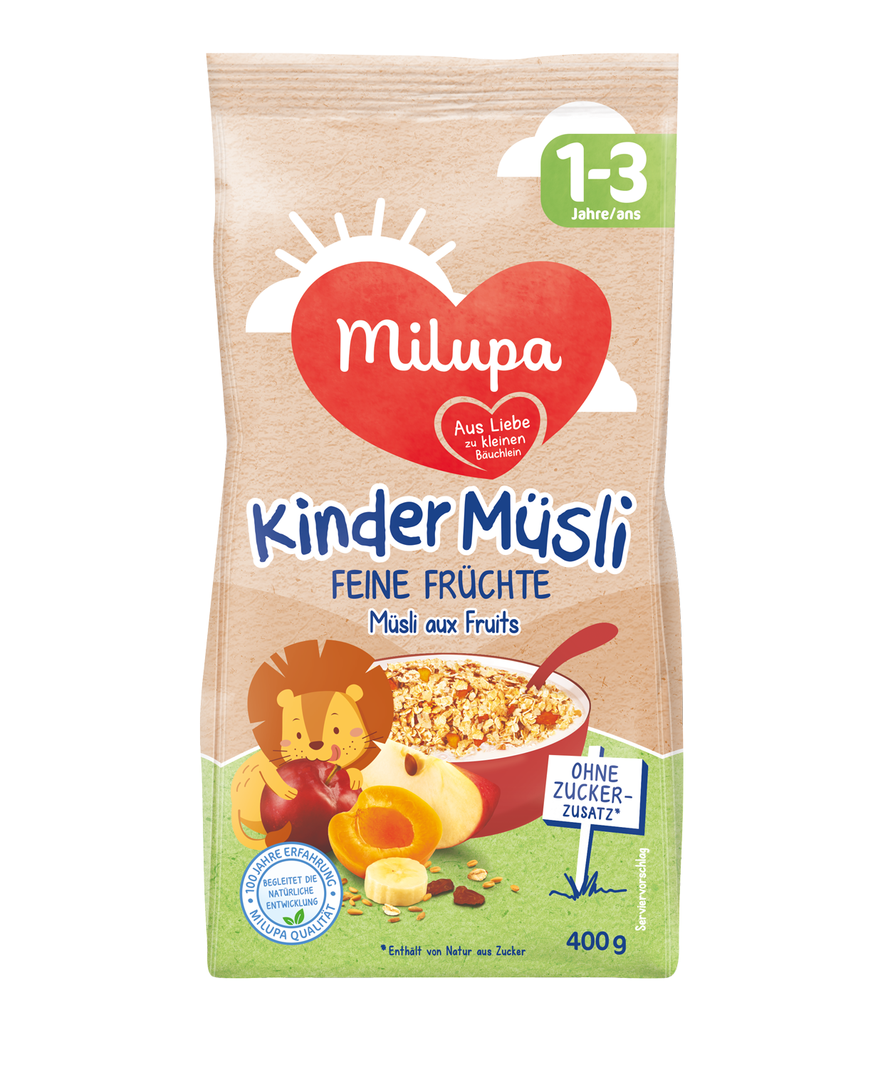 Milupa Kinder Müsli Feine Früchte