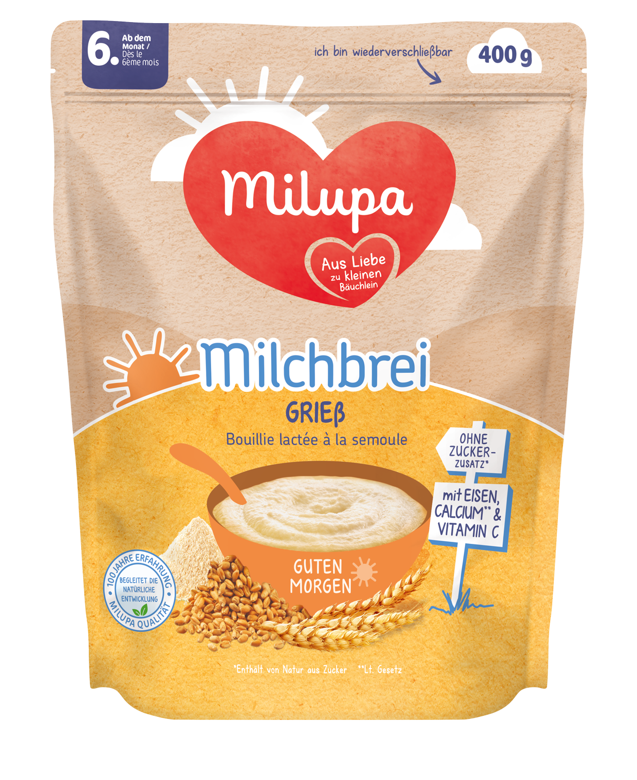 Milupa Milchbrei Grieß