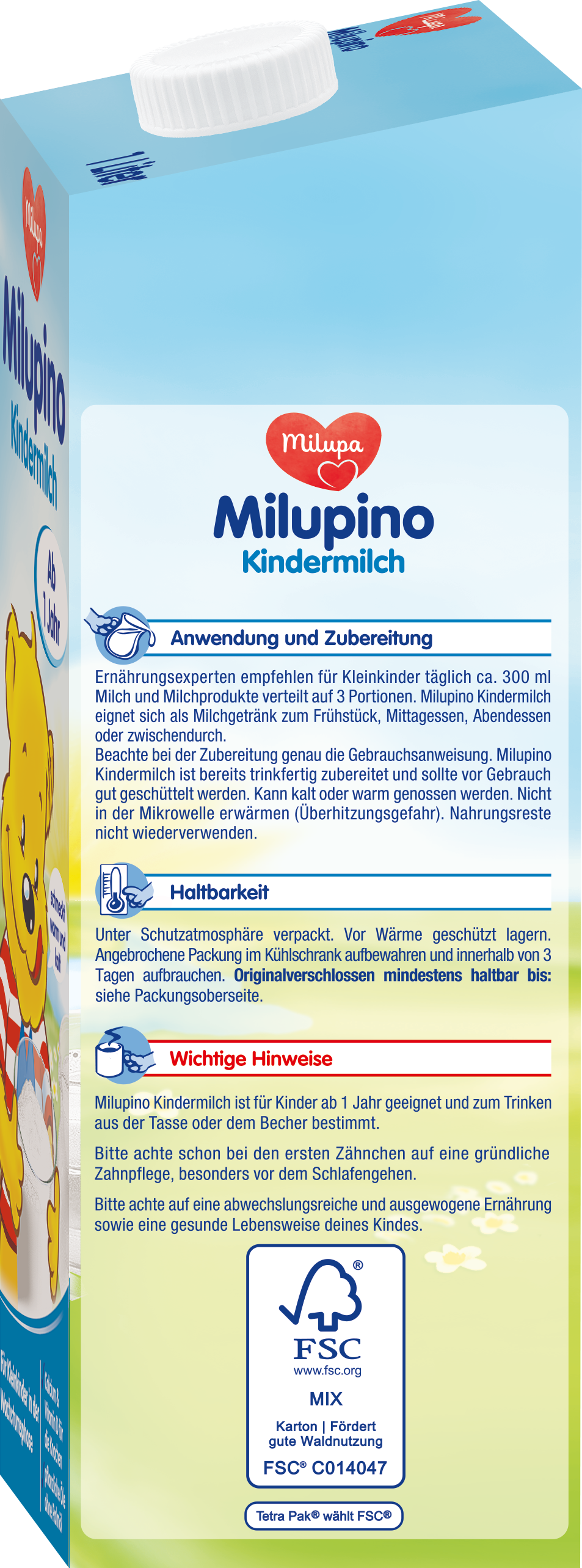 Milupino Kindermilch Trinkfertig (1L)